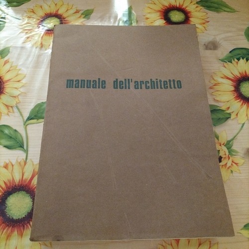 Manuale dell architetto - manuale, dell'architetto