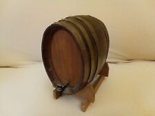 Botte in legno barile per liquori con dispenser 2 Lt