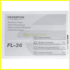 Olympus E-System Electronic flash FL-36 Instructions. English FR DE ES