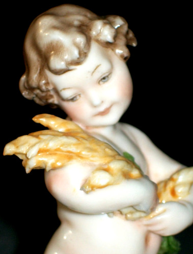 Antica statuina porcellana - antica,