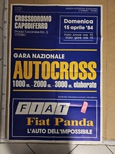 Manifesto VITERBO CAPODIFERRO FIAT PANDA AUTOCROSS 1984