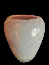 CENEDESE - Vaso in vetro opalino color rosa tenue - Murano anni '50