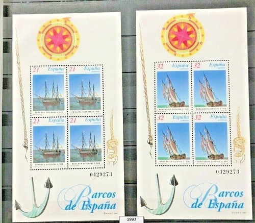 Francobolli spagnoli 1997 navi - francobolli,