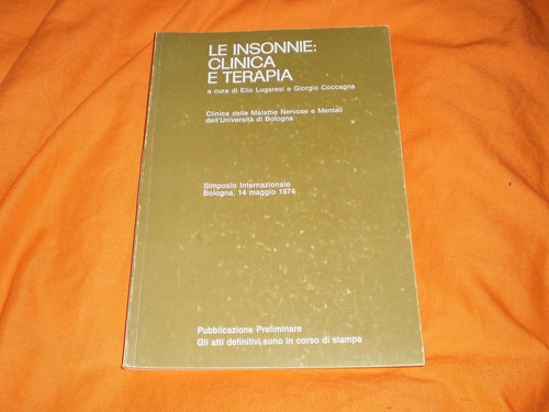 Insonnie clinica terapia - le,