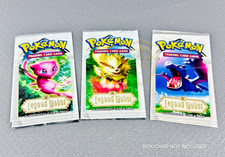 Pokemon EX LEGEND MAKER Booster pack Vuote/Empty x3 bustine