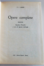 Opere complete 38 XXXVIII Vladimir Lenin Editori Riuniti 1955 comunismo politica