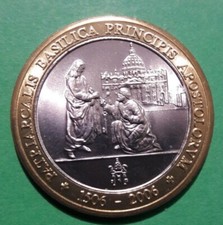 VATICANO - MEDAGLIA 2006 - V° CENTENARIO POSA PRIMA PIETRA BASILICA SAN PIETRO