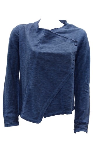 Giacca felpa donna blu - giacca,