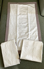 Federe e federe King bianche