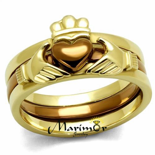 Anello donna bicolore oro - , e