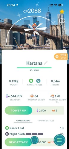 Pokémon shiny kartana newyork - pokémon,