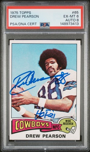 1975 topps autografo drew - autografo,