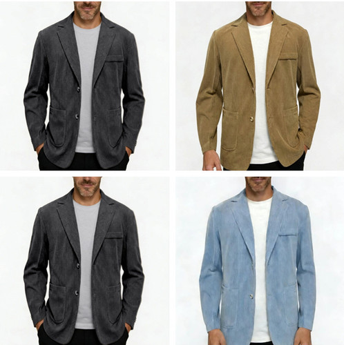 Blazer uomo casual velluto - , a