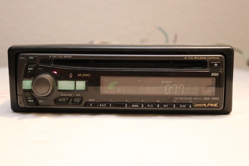 Alpine cda 7840 cd bbe - cda-7840,