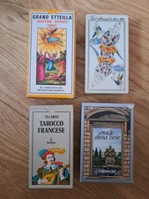 4 set of Tarot tarocchi Cards