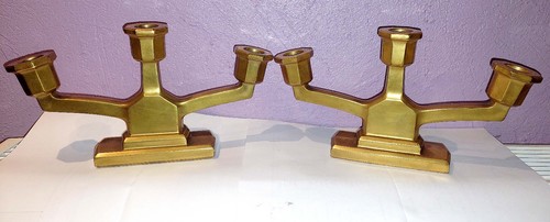 Rare paire bougeoirs - rare,