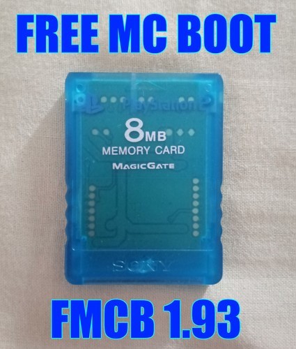 Memory card blu - card, ps2