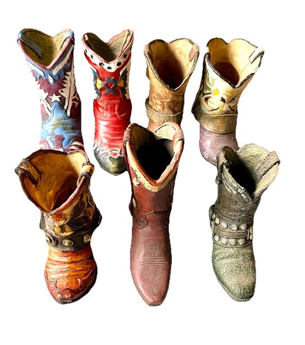 Stivali cowboy rustici - da,