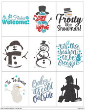 PUPAZZI DI NEVE INVERNALI