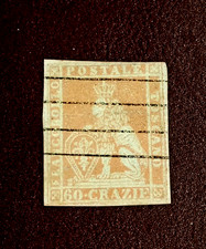 LOTTO N.30 - ANTICHI STATI ASI - TOSCANA FRANCOBOLLO DA 60 CRAZIE ANNULLATO