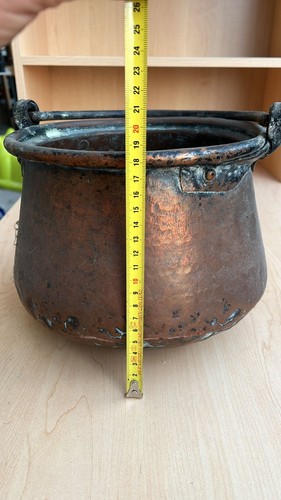 Pentola antica rame - in,
