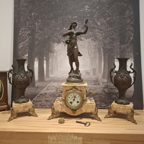 Antico orologio camino - orologio, da