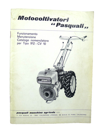 Manuale motocoltivatore - manuale,