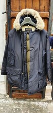 Woolrich Artic parka uomo piuma d’oca giacca tg L imbottito Piumino BLU 