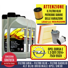 KIT TAGLIANDO OPEL CORSA E 1.3