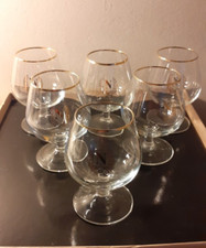 6 Verres A Cognac " NAPOLEON "