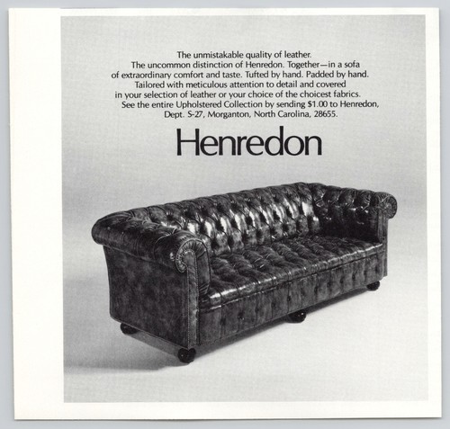 Divano henredon pelle - henredon,