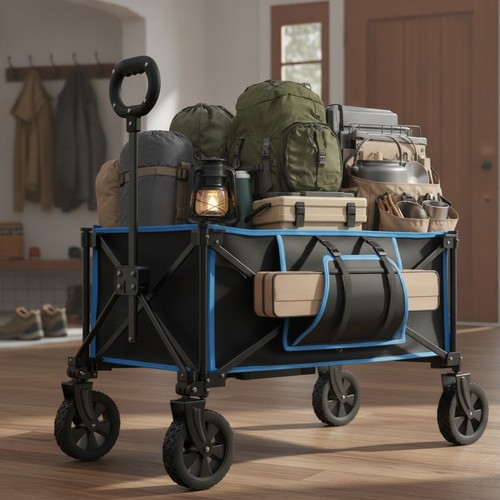 Carrello campeggio 140l su - da,
