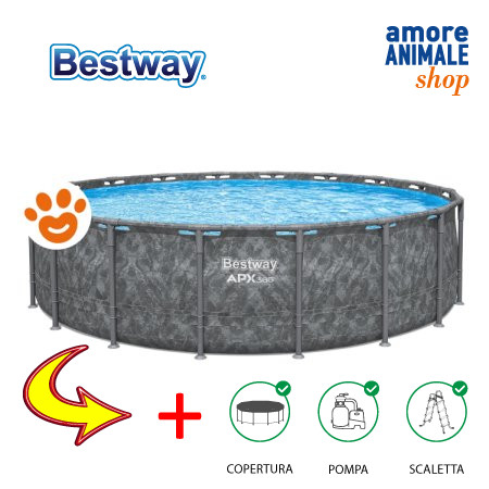 Bestway piscina rotonda apx - piscina,