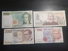 lotto banconote italiane lire