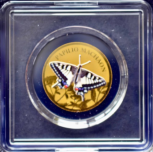 Moneta oro 999 farfalla - oro,