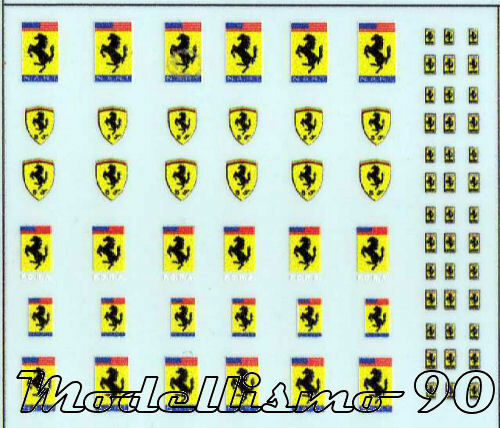 Decal vari scudetti - 1/43,