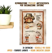 cafè caffè paulista lavazza 60's manifesto pubblicitario Carmencita e Caballero