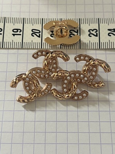Boutons chanel vintage - boutons,