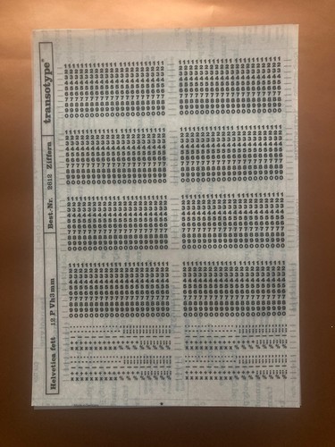 Transotipo come letraset - transotipo, --