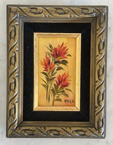 Dipinto olio floreale con