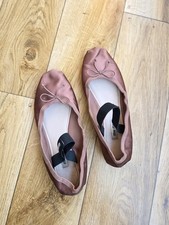 MIU MIU BALLERINE IN RASO
