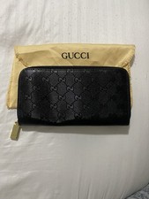 Gucci Black Zip-Around Wallet