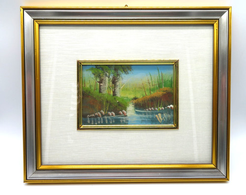 Dipinto olio miniatura
