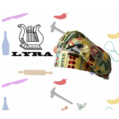 Cappello cuoco mod vegan lyra - cappello,