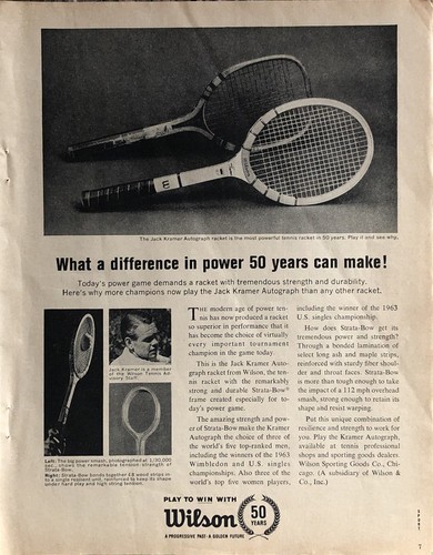 Racchetta tennis 1964 - racchetta, da