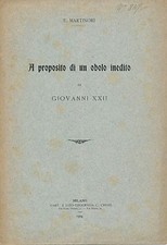 HN Martinori A proposito di un obolo inedito di Giovanni XXII. Milano, 1908 o40
