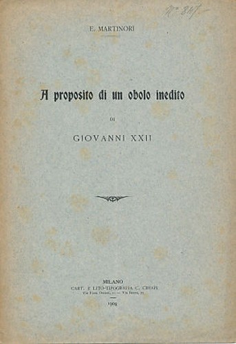 Martinori proposito di un - martinori, a