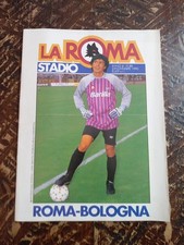 ROMA MATCH PROGRAM LA ROMA BOLOGNA 1990 ANNO 6- N. 88 NO RIVISTA MAGLIA CALCIO