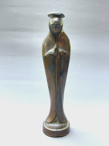 Scultura statuina bronzo - statuina, in