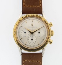 Universal Geneve Compax Steel Gold NOS